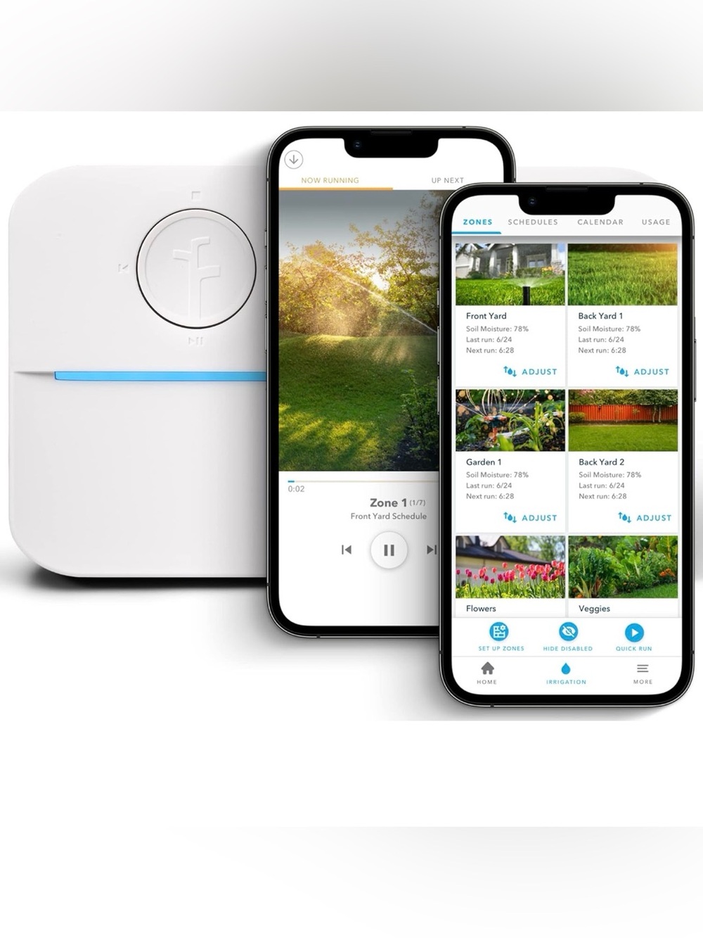 Rachio 8ZULW-C 8 Zone 3 Smart Sprinkler Controller, White